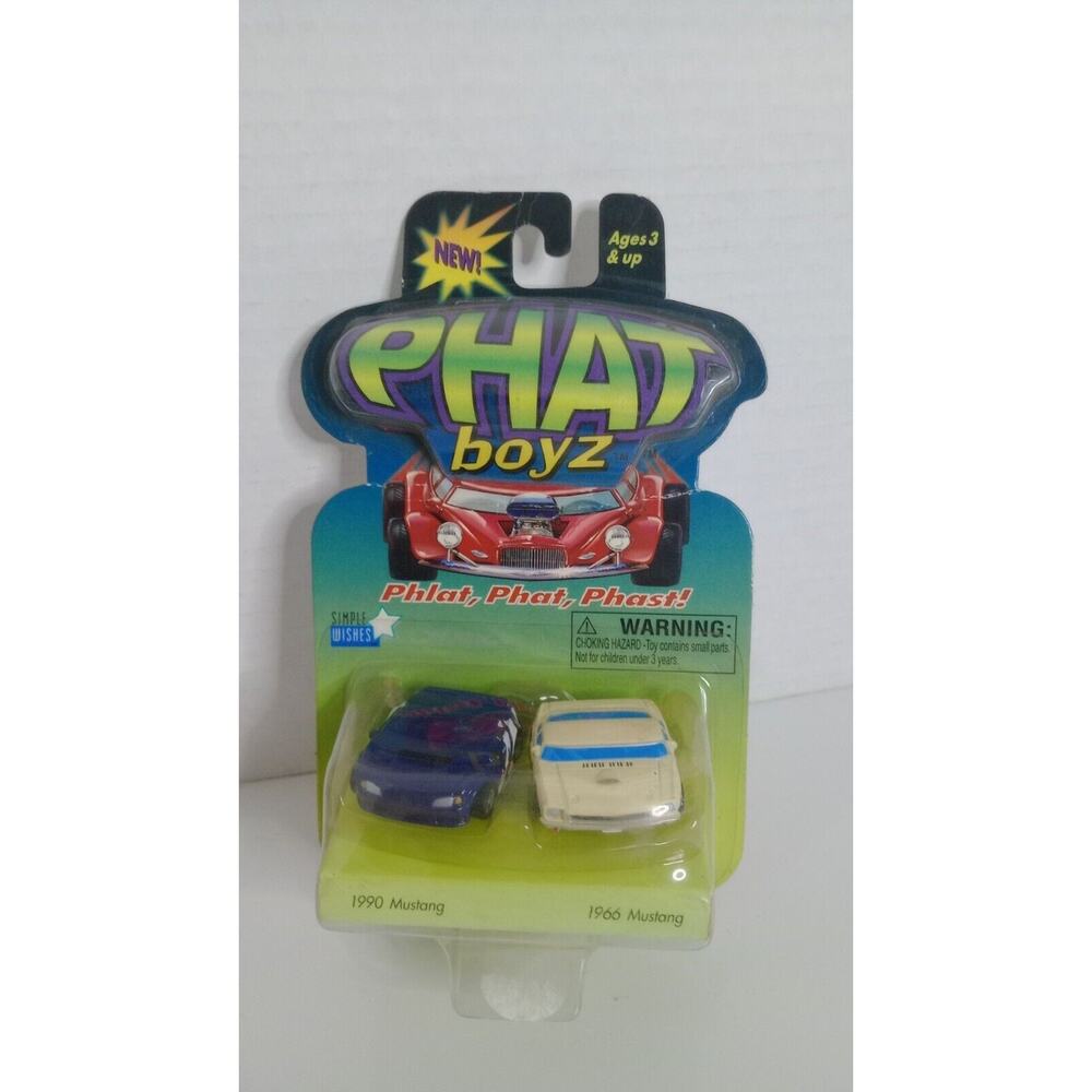 Phat Boyz Diecast 1990 Mustang & 1966 Mustang 1:64ish Models 2003 Vintage